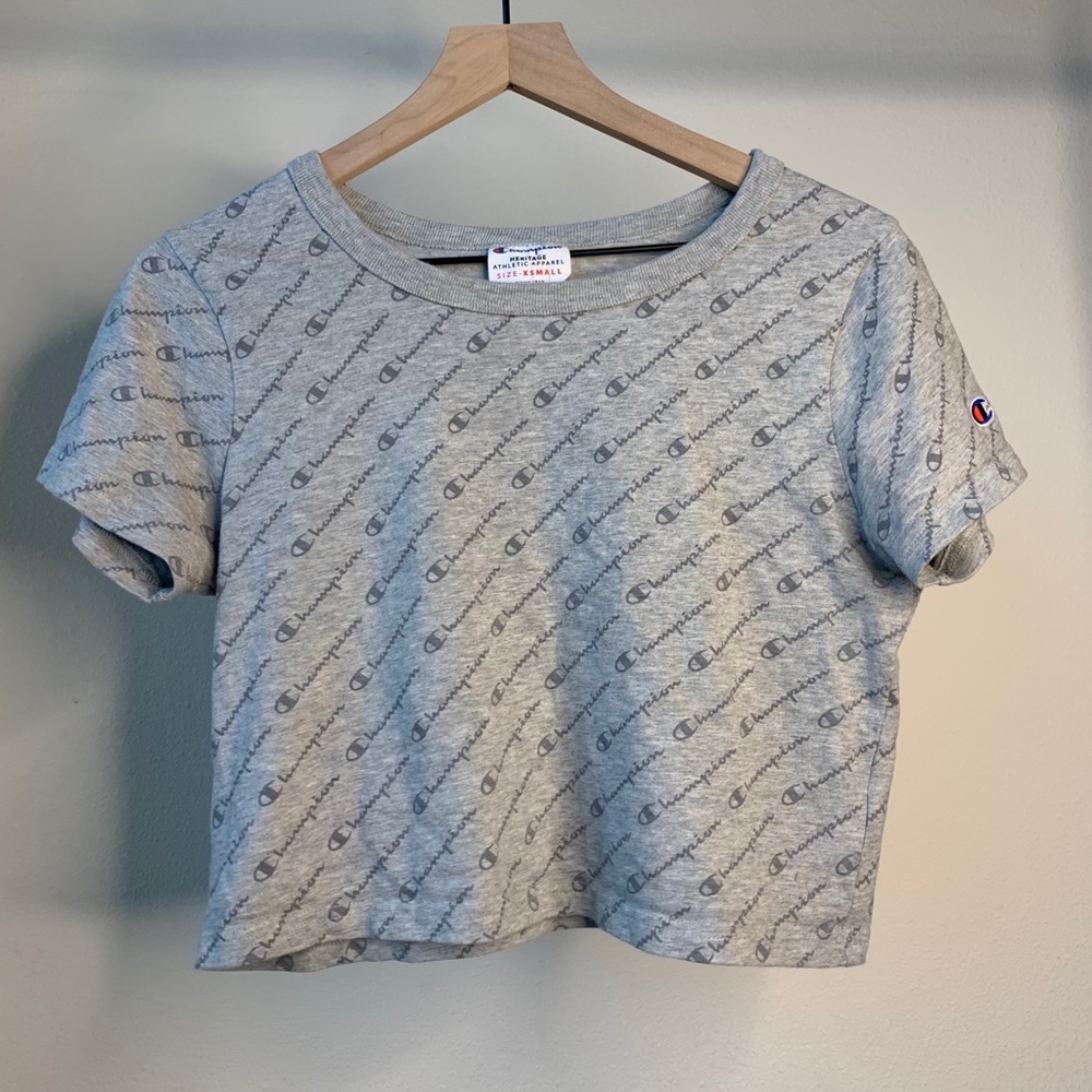Champion Crop Top Gray Size XS